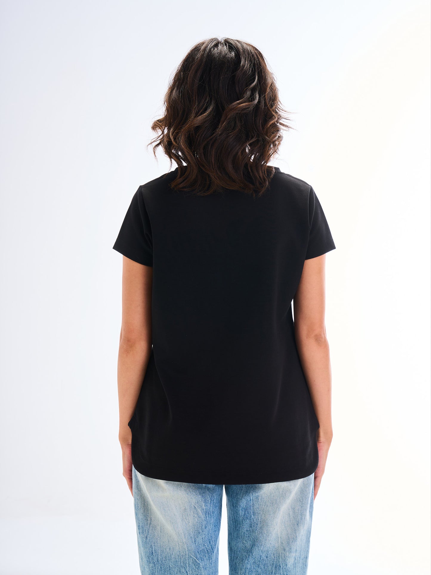 Regular V Tee - Black