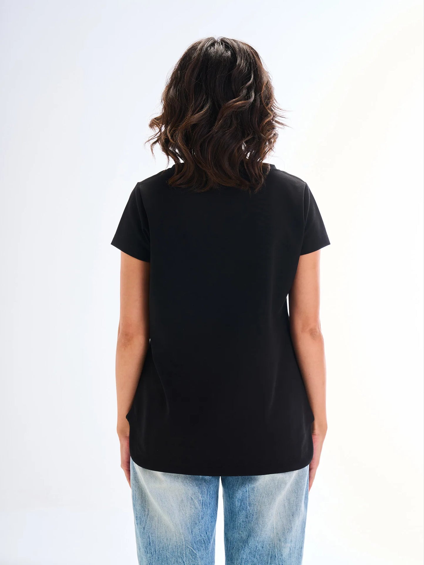 Regular V Tee - Black