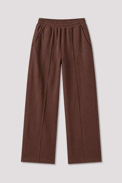 Brown Unisex Pants