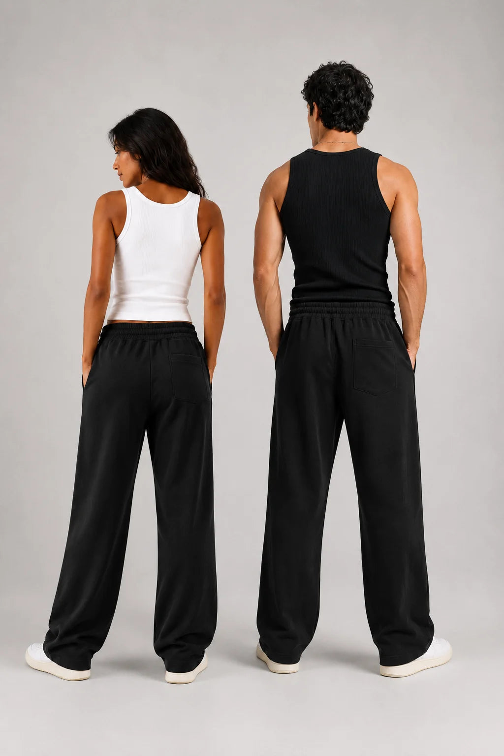 Black Unisex Pants