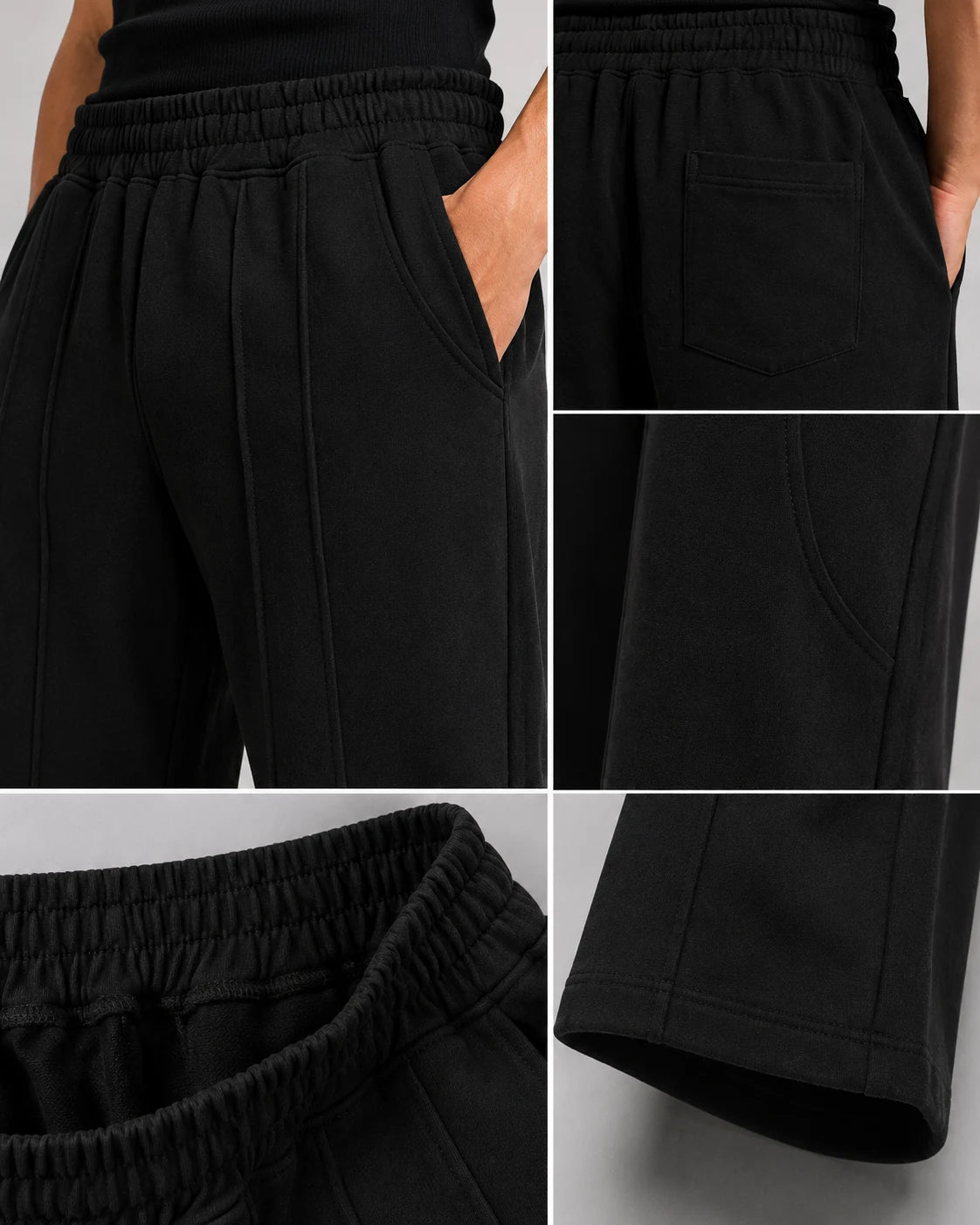 Black Unisex Pants