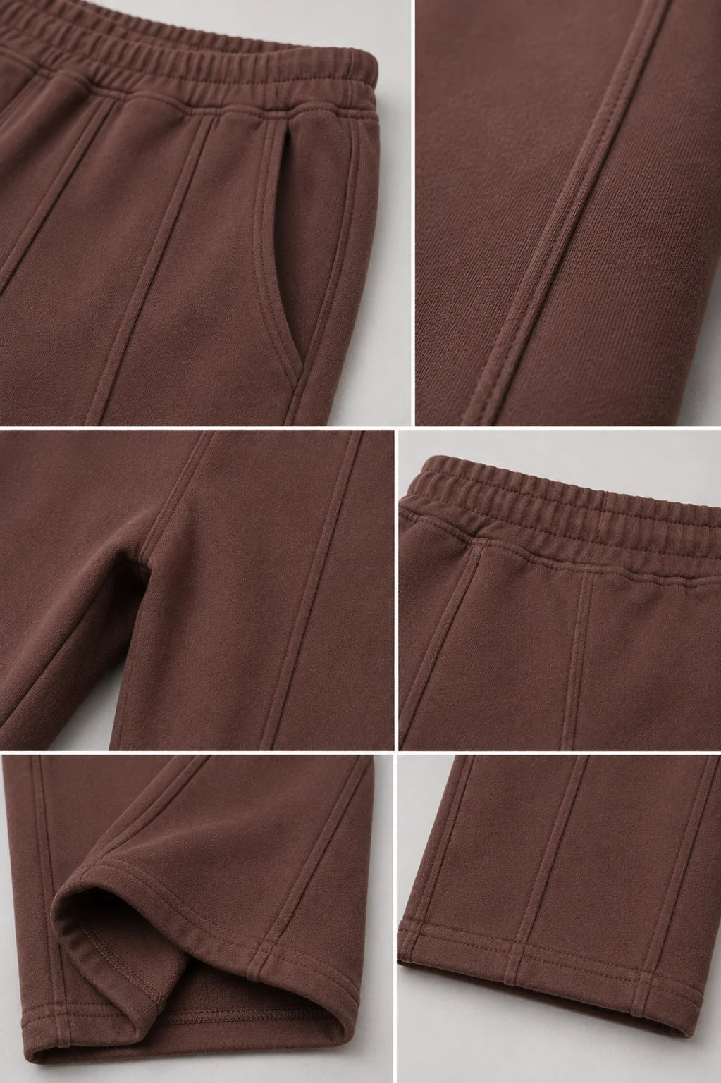 Brown Unisex Pants