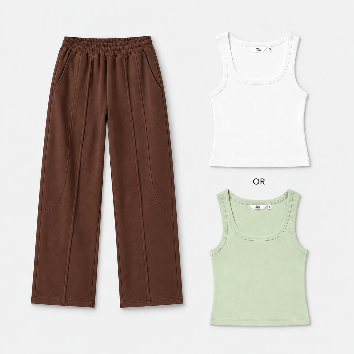 Brown Pant + U-Shape