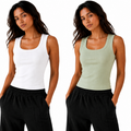 The U-Shape Duo - White + Mint Green